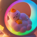 Veilleuse LED enfant en forme d'animal lapin panda chat, lumière douce et apaisante