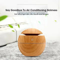 Diffuseur ultrasonique en bois, ambiance salon zen