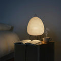 Lampe papier de riz japonaise, lumière douce allumée