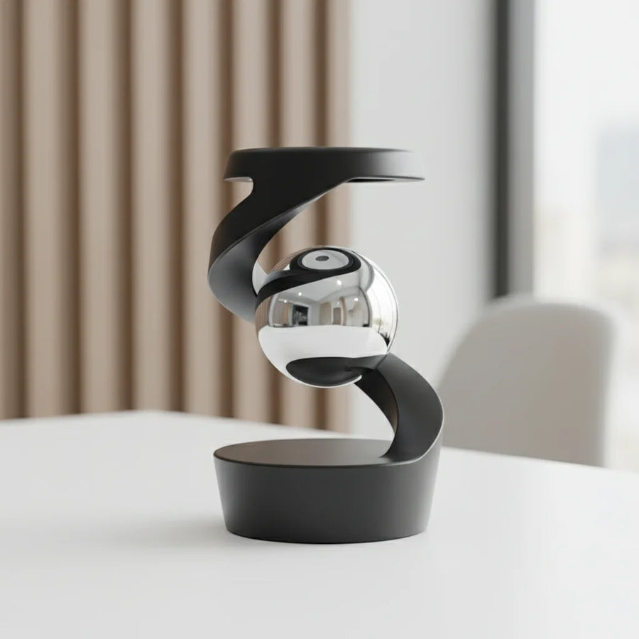 Gyroscope anti-stress en métal poli pour bureau, objet décoratif raffiné