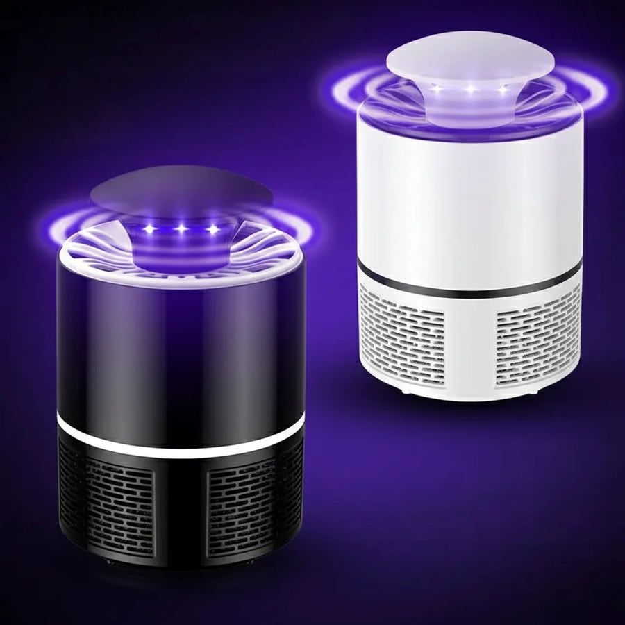Lampe anti-moustiques UV silencieuse sans produits chimiques, efficace en intérieur et extérieur