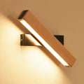 Applique LED bois massif, installation mur