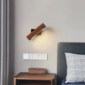 Applique Murale LED en Bois Massif — Design Scandinave Pivotante