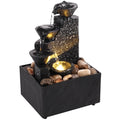 Fontaine cascade de bureau ornement zen eau courante — Déco Dorée