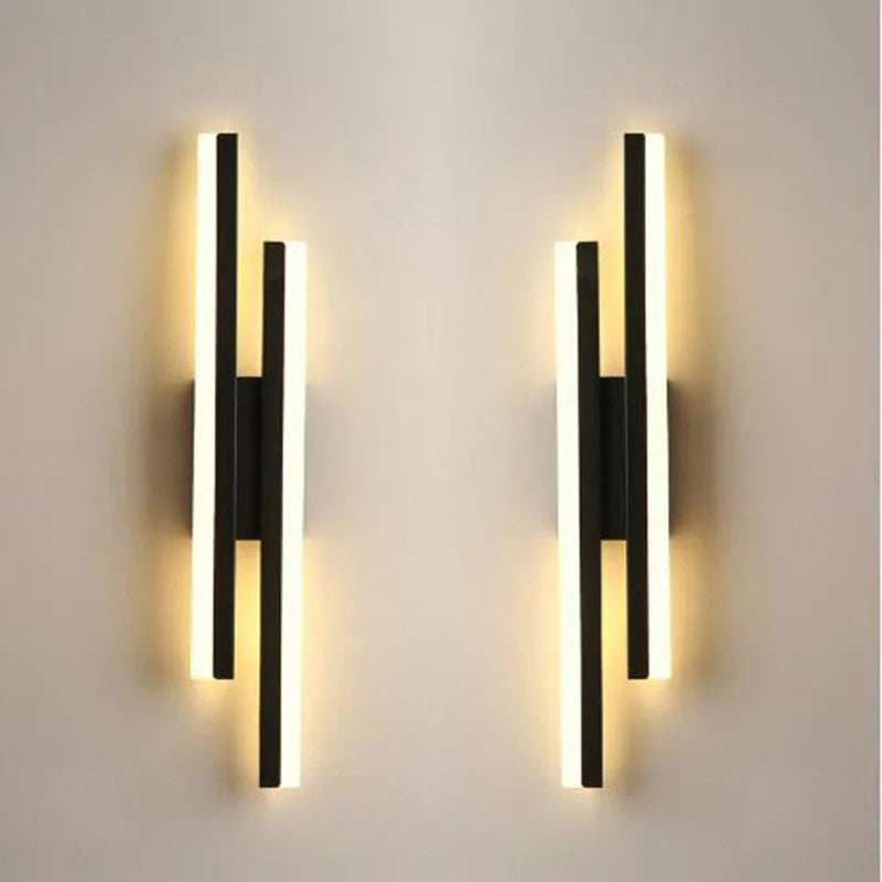 Applique murale LED cuivre et acrylique éclairage design intérieur — Déco Dorée