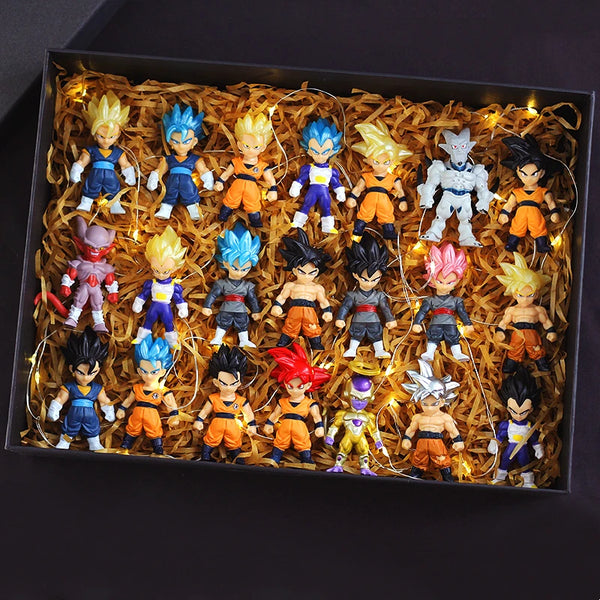 Lot figurines Dragon Ball Z set collection PVC personnages emblématiques manga