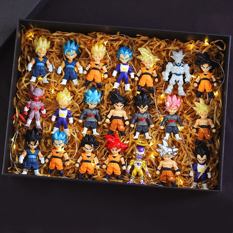 Lot figurines Dragon Ball Z set collection PVC personnages emblématiques manga