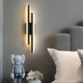 Applique LED cuivre acrylique, lumière allumée de côté