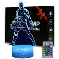 Veilleuse LED 3D Cristiano Ronaldo gravée laser 7 couleurs interrupteur tactile football