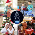 Lampe 3D Cristiano Ronaldo, interrupteur tactile détail