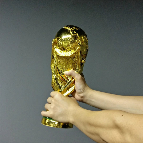 Trophée champions réplique résine dorée décoration sport victoire 9 à 36 cm