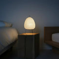 Lampe papier de riz japonaise, vue de côté