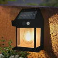 Lampes solaires jardin LED, vue d'ensemble allumées